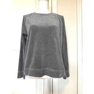 Talbots Gray Pullover Sweatshirt Soft Long Sleeve Comfy Casual Size S